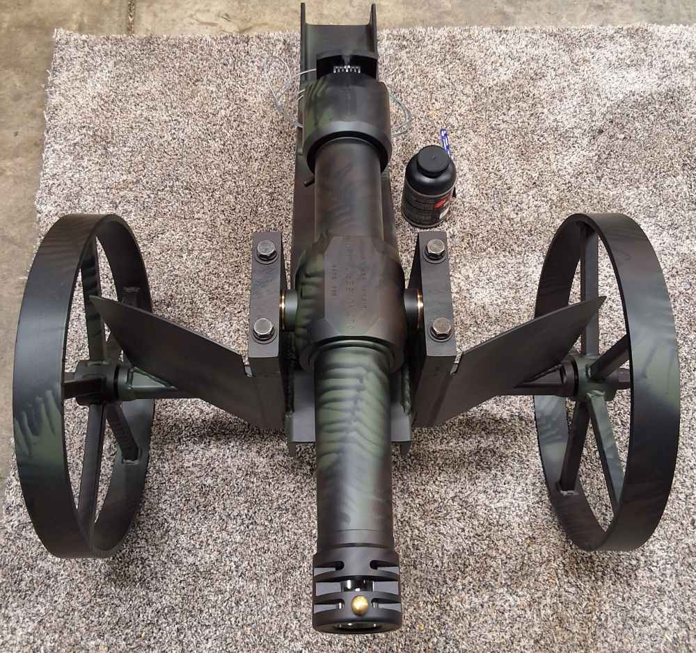 Muzzle loading cannon model LBA with muzzle brake-img-2