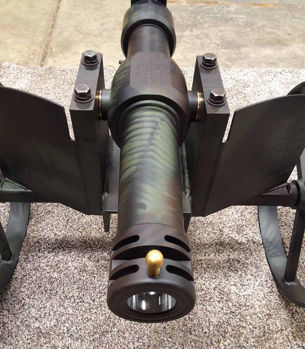 Muzzle loading cannon model LBA with muzzle brake-img-0