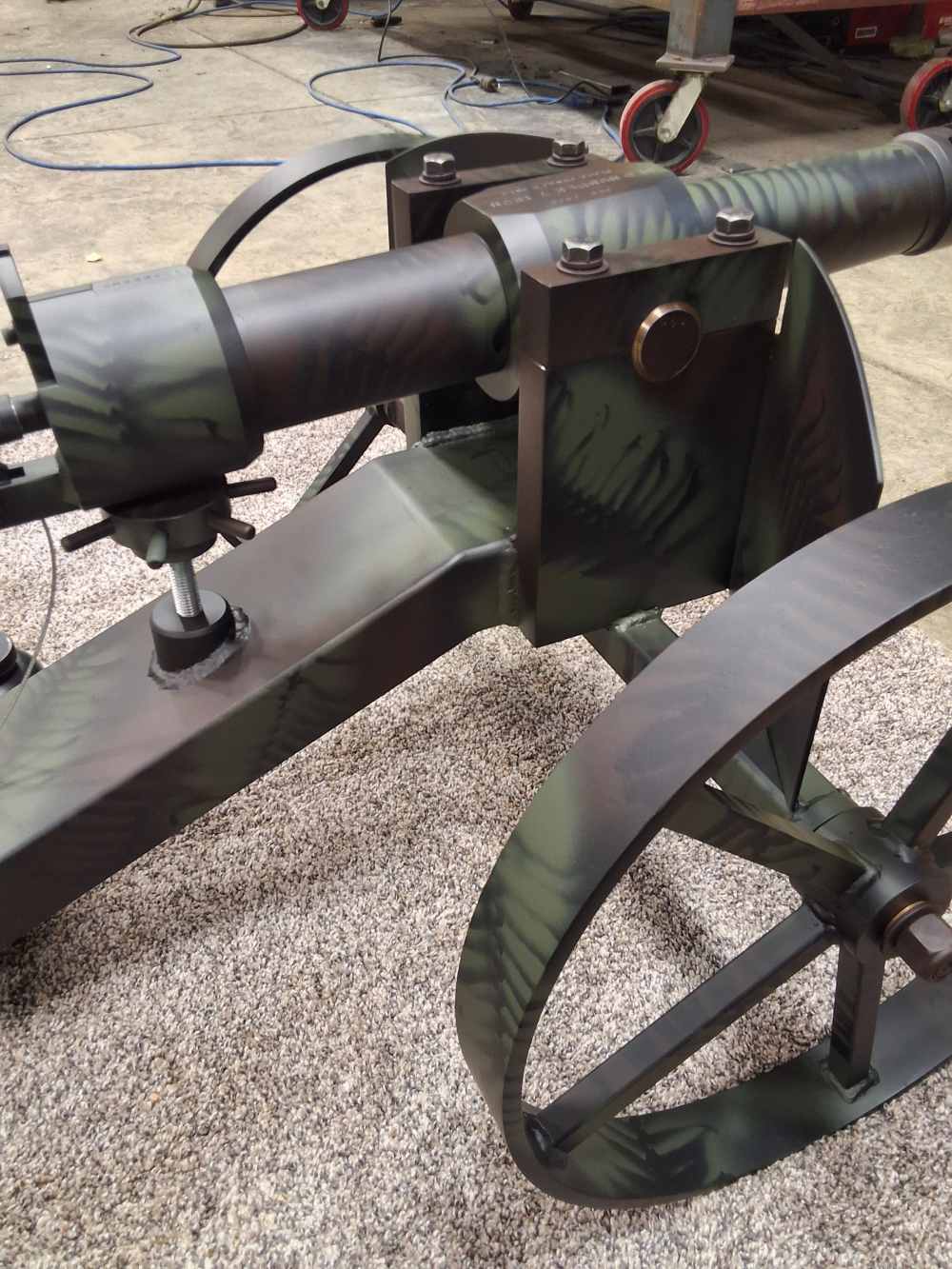 Muzzle loading cannon model LBA with muzzle brake-img-10