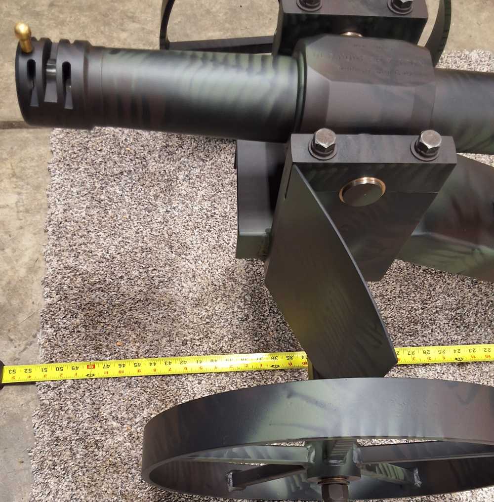 Muzzle loading cannon model LBA with muzzle brake-img-14