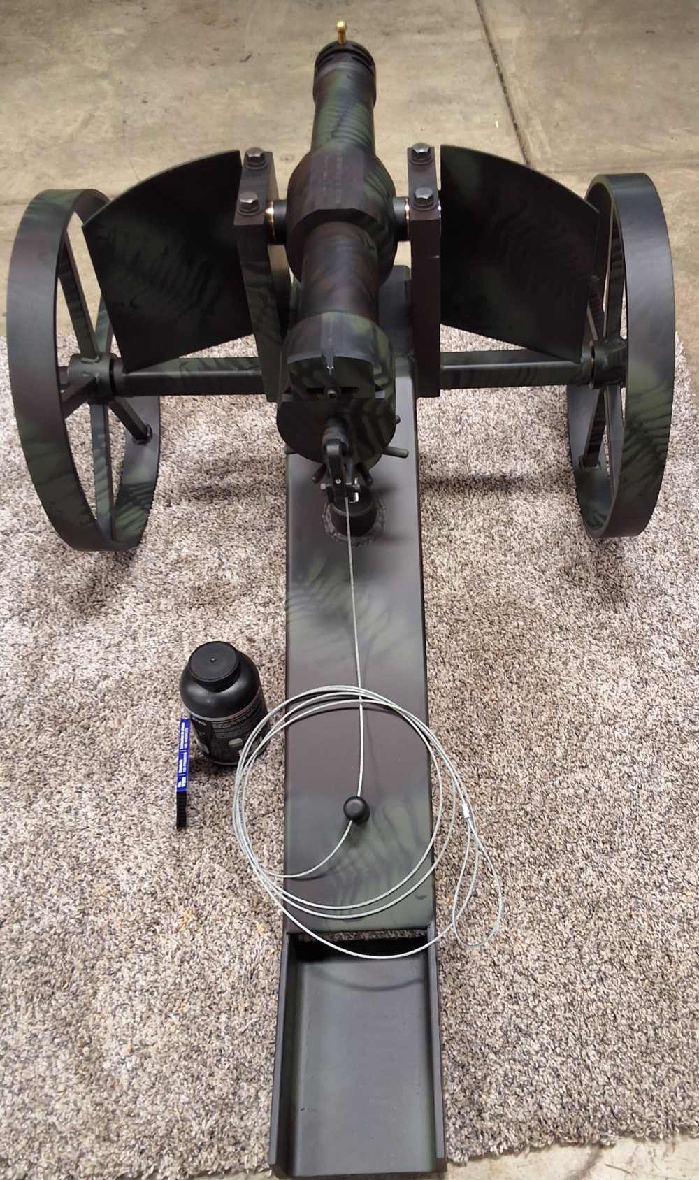 Muzzle loading cannon model LBA with muzzle brake-img-4