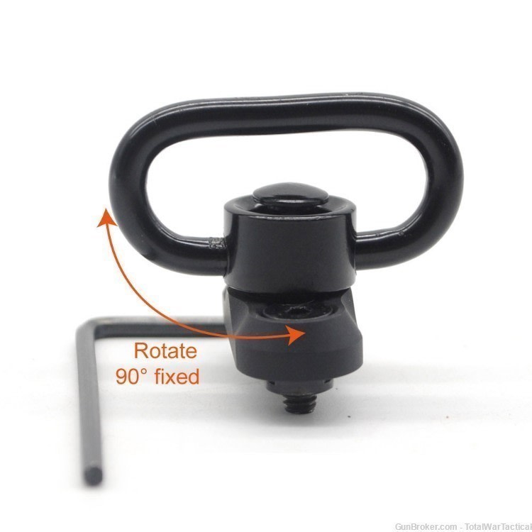 Keymod Quick Disconnect QD Button Detach Sling Rail Mount 1.25" Key Mod-img-4