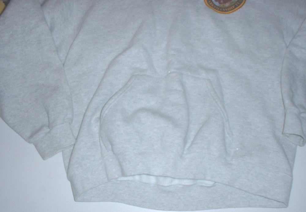 USN US Navy Marksmanship Team gray hooded sweatshirt  MEDium-img-7