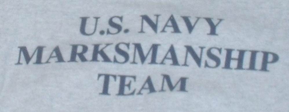 USN US Navy Marksmanship Team gray hooded sweatshirt  MEDium-img-2