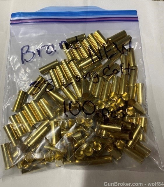 38 Long Colt Starline Brand New Brass 38 LC 100 Pcs-img-0