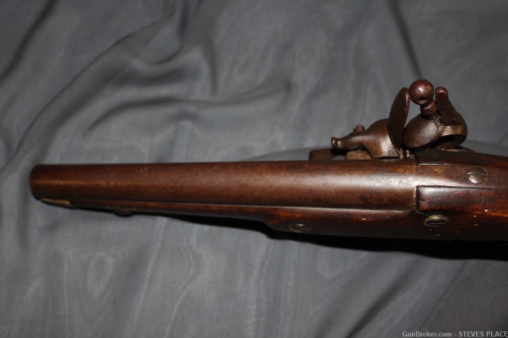 Rare Pair of 1815 Belgium Navy Flintlock Pistols .69 Cal-img-4
