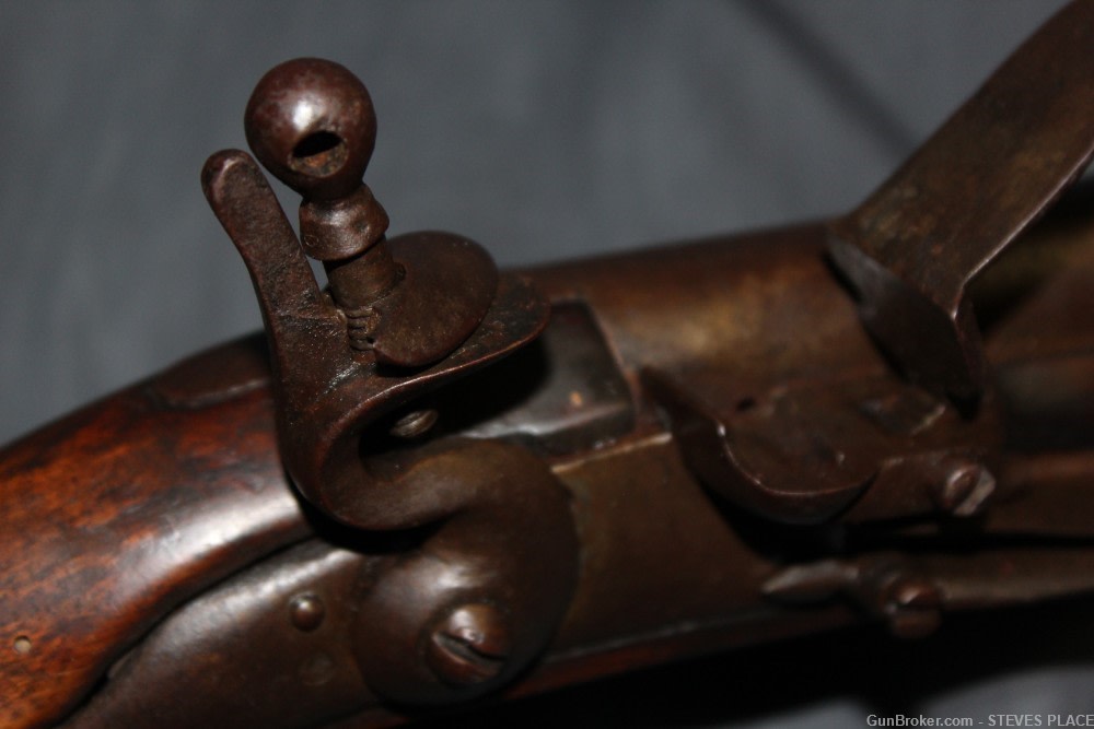 Rare Pair of 1815 Belgium Navy Flintlock Pistols .69 Cal-img-10