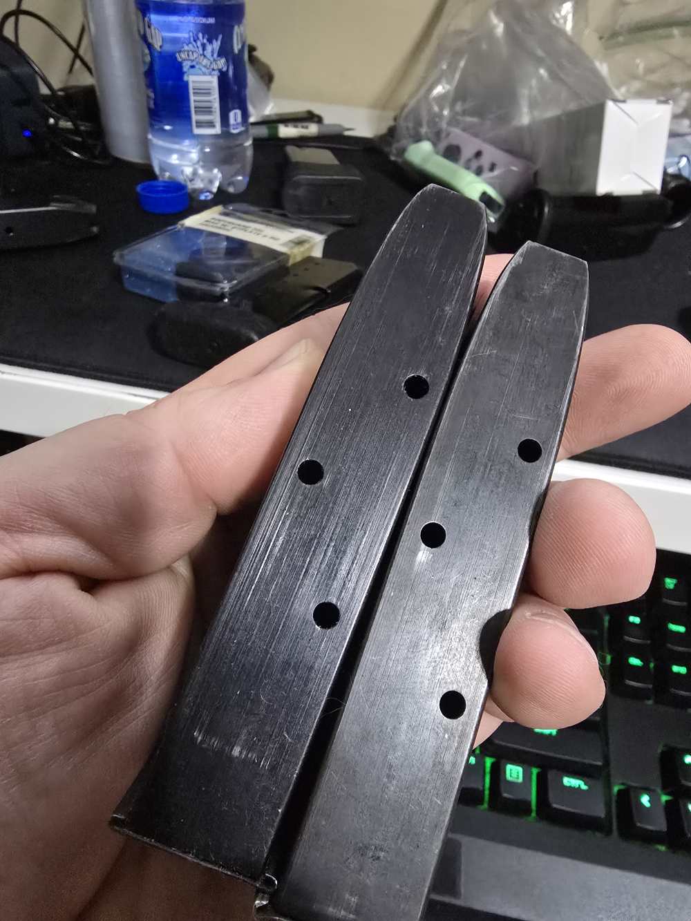 2x ITALIAN BROWNING HI POWER PISTOL MAGAZINE-EXCELLENT-9MM LUGER-img-2