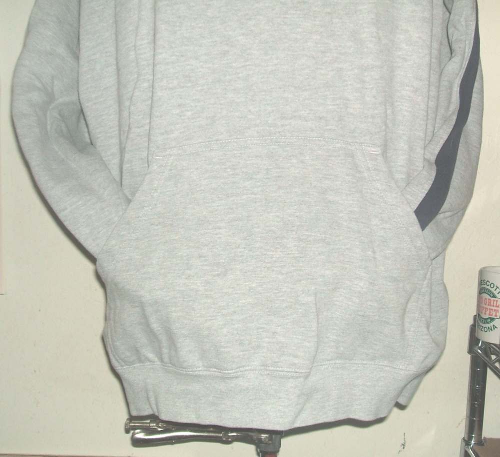 Remington logo heavy gray hooded sweatshirt X-Large-img-8