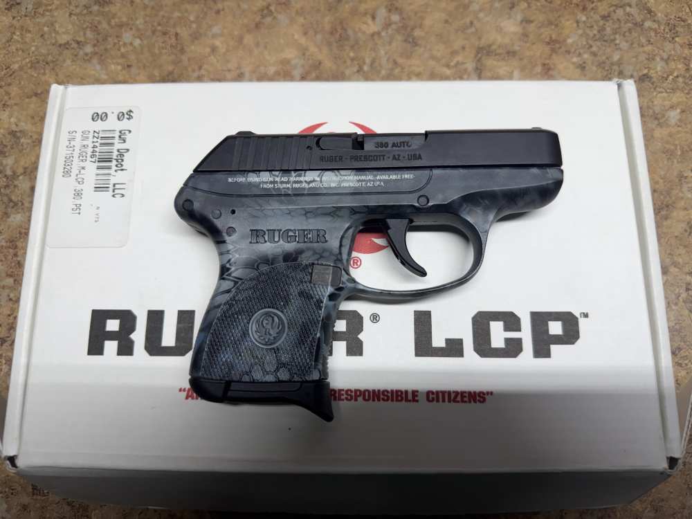 RUGER LCP 380 ACP LCP-KN KRYPTON GRIPS NEW IN BOX bought in 2015-img-7