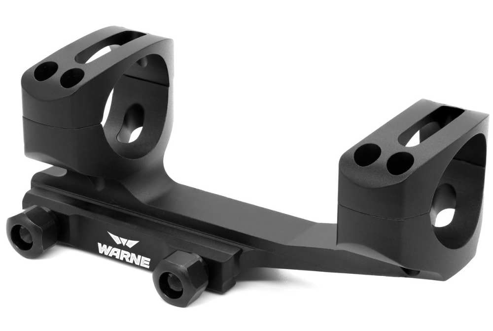 WARNE XSKEL30TW Gen 2, Extended Skeletonized 30mm MSR Mount - Black-img-0