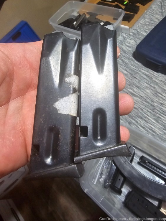 Two LORCIN L9 OEM FACTORY 9MM 13-RD MAGAZINE-img-1