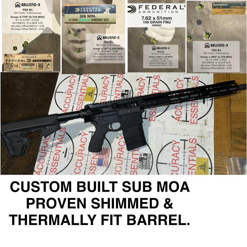 16” PSA Aero Precision Custom Shimmed Thermally Fit LR308 Rifle -img-0