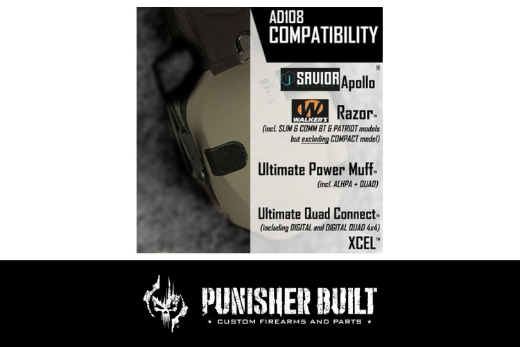 SIGHTLINES ADAPTER PLATES FOR MOST WALKER HEADSETS-img-0