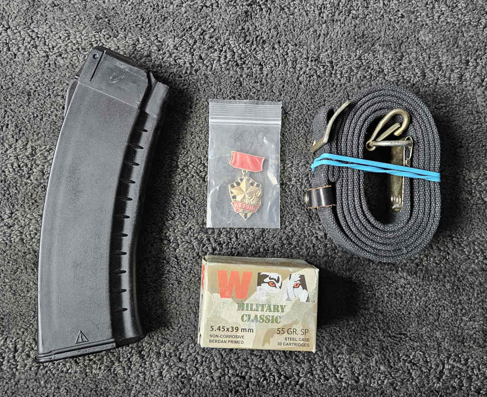IZHMASH AK-74 Soviet Navy sling and magazine set WOLF 55g SP - 30 rounds -img-0