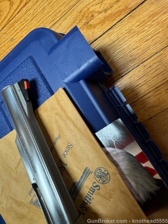 SMITH AND WESSON MODEL 60, .357/.38 WITH 5 INCH BARREL, EXCELLENT-img-7