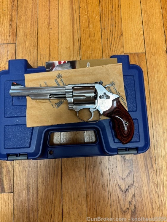 SMITH AND WESSON MODEL 60, .357/.38 WITH 5 INCH BARREL, EXCELLENT-img-0