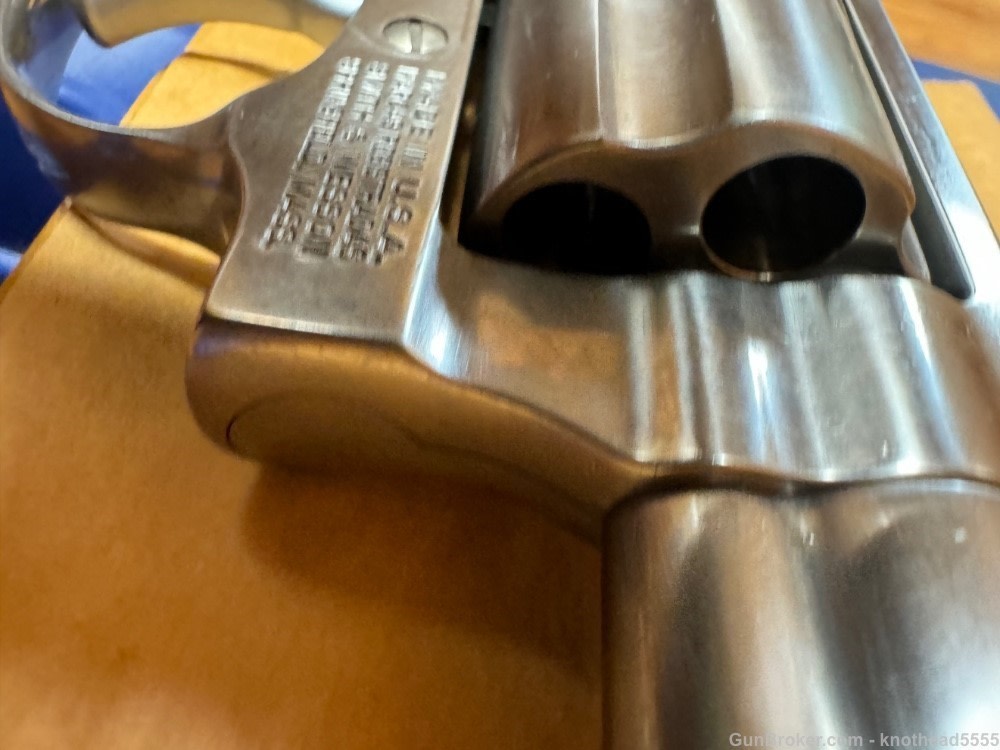 SMITH AND WESSON MODEL 60, .357/.38 WITH 5 INCH BARREL, EXCELLENT-img-20