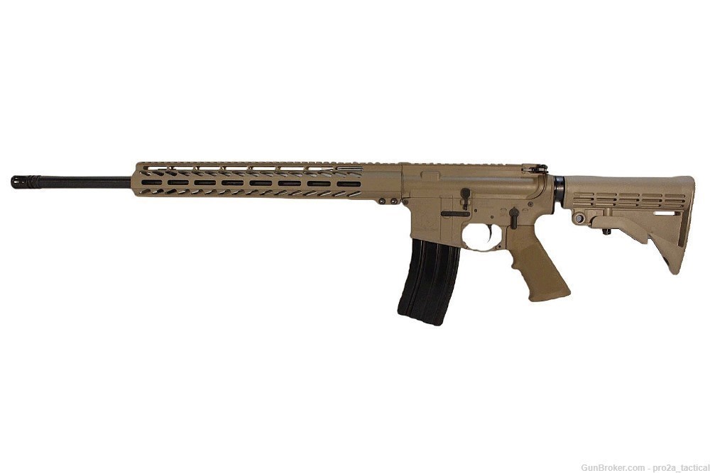PRO2A TACTICAL PATRIOT 22 inch AR-15 6.8 SPC II M-LOK MELONITE RIFLE FDE-img-1