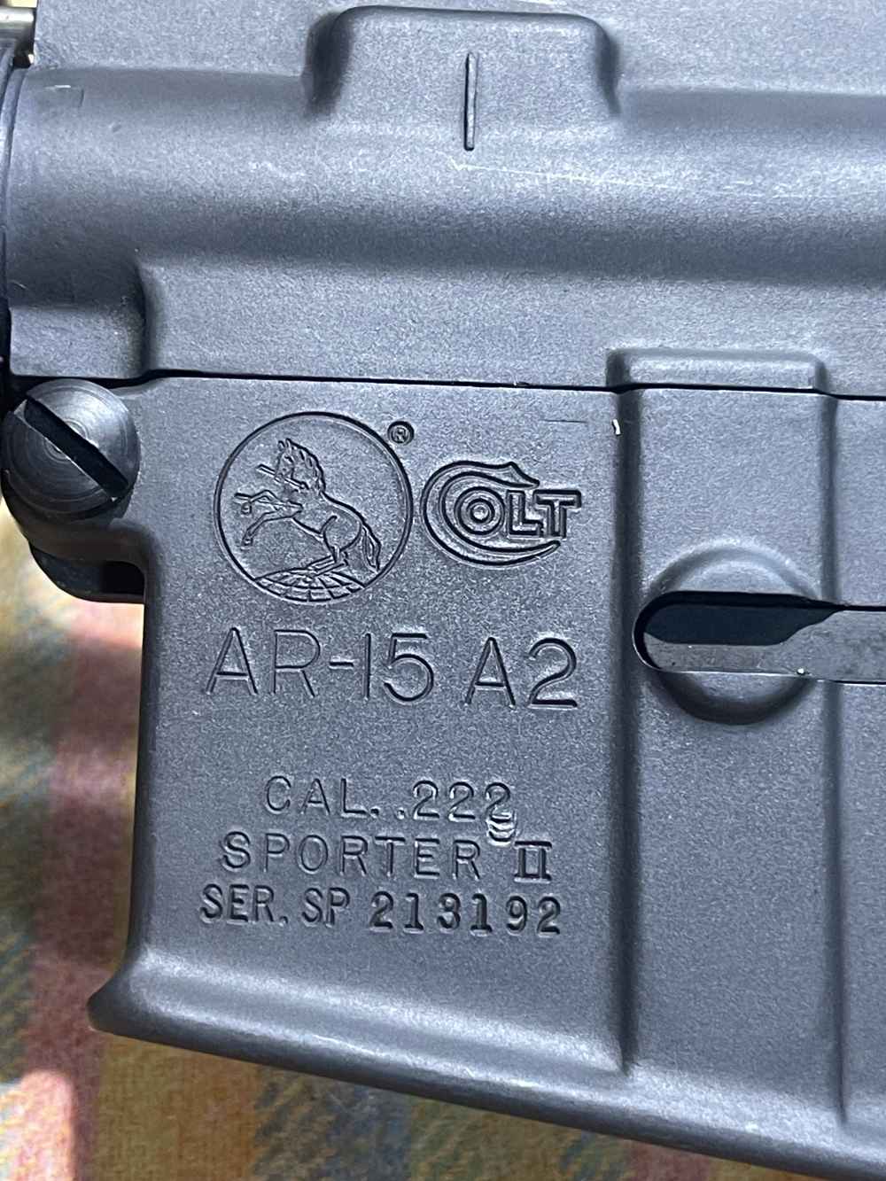 Colt AR-15 A2 Sporter II Special Export Model 6510 in RARE 222 Remington-img-33