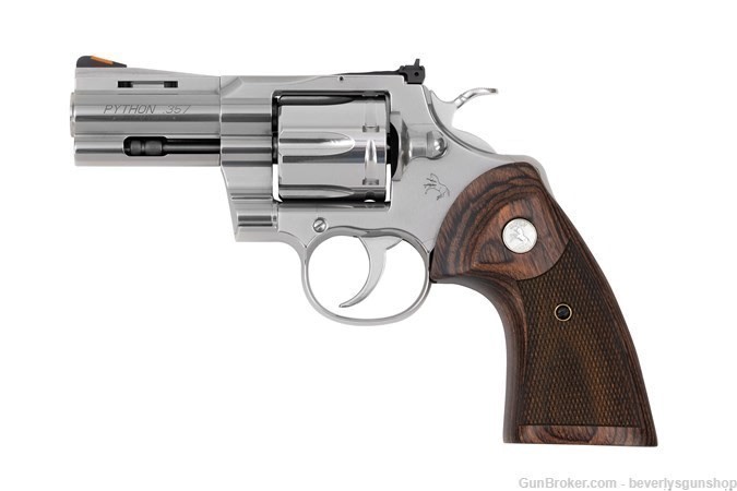 Factory New! Colt Python .357mag Revolver 3" Barrel Stainless -img-0