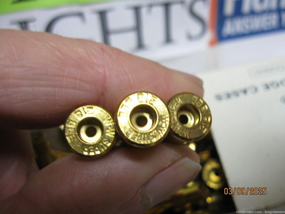 Vy Scarce Winchester New BOXED 50 pc 218 BEE Win Super Brass;more avail too-img-4