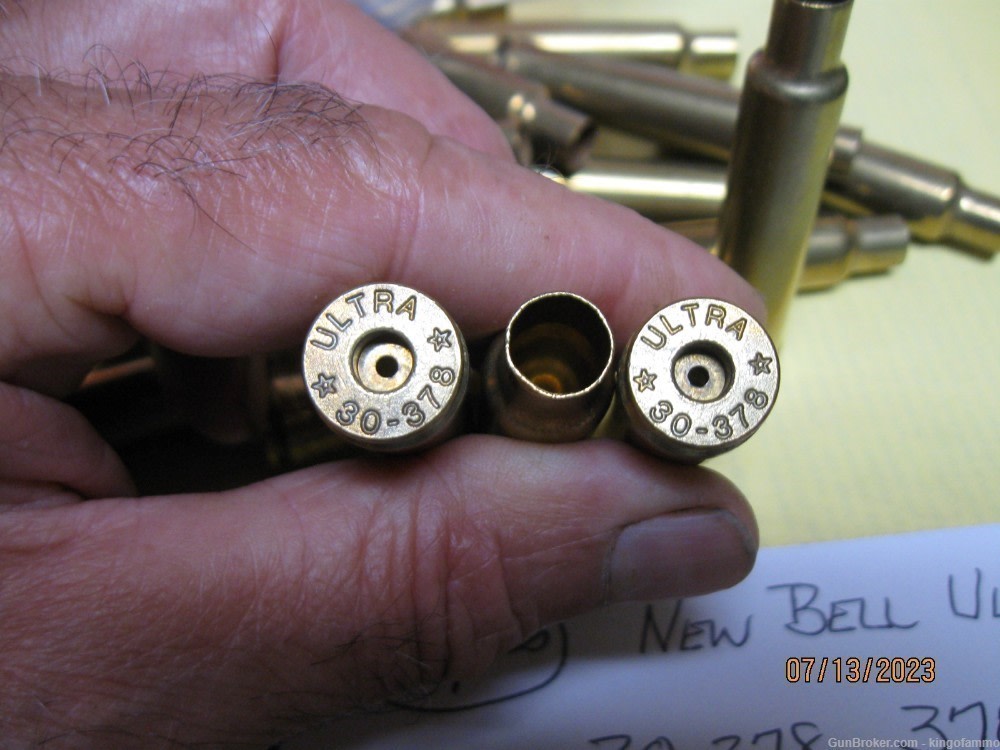 40 pcs New 378 Wby Bell Brass, 30-378 Ultra Headstamp; have many more too-img-5