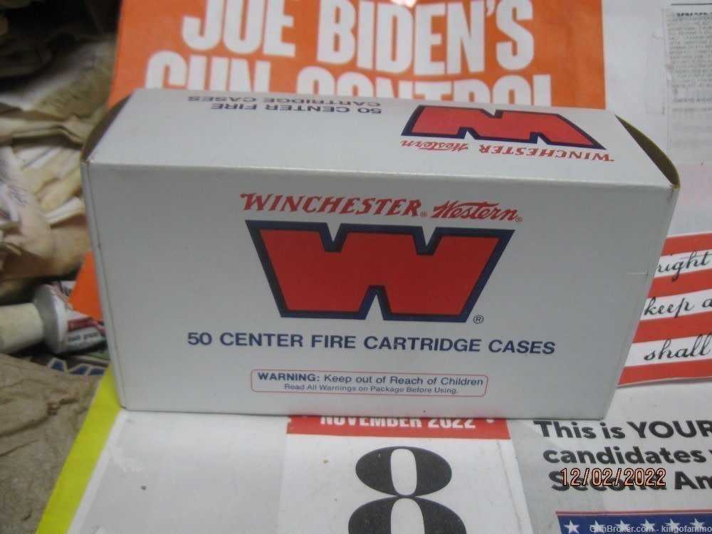 SCARCE 45 WIN Magnum New 50 pcs Box WINCHESTER Brass, Have Other Cals Too-img-0