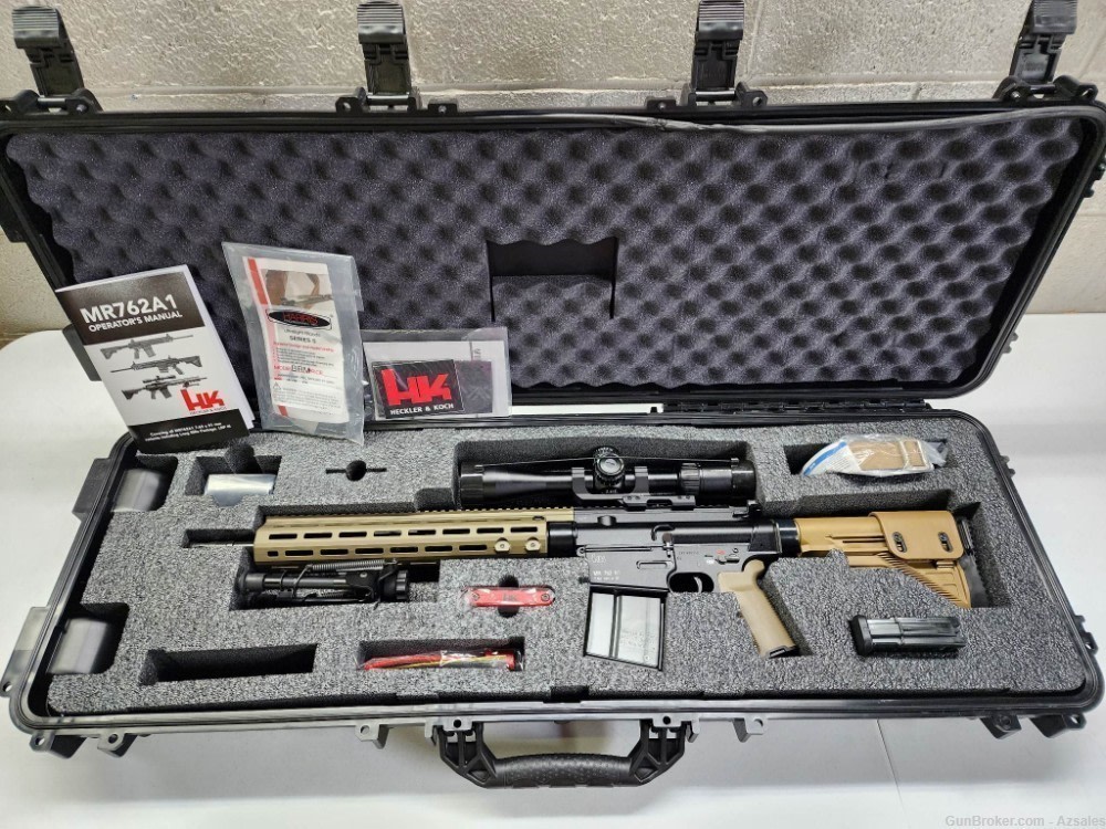 H&K Heckler & Koch MR762A1 LRP III 308 Win 16.5" Barrel 10 & 20 rd mags New-img-2