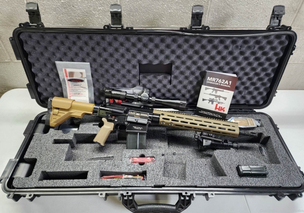 H&K Heckler & Koch MR762A1 LRP III 308 Win 16.5" Barrel 10 & 20 rd mags New-img-0