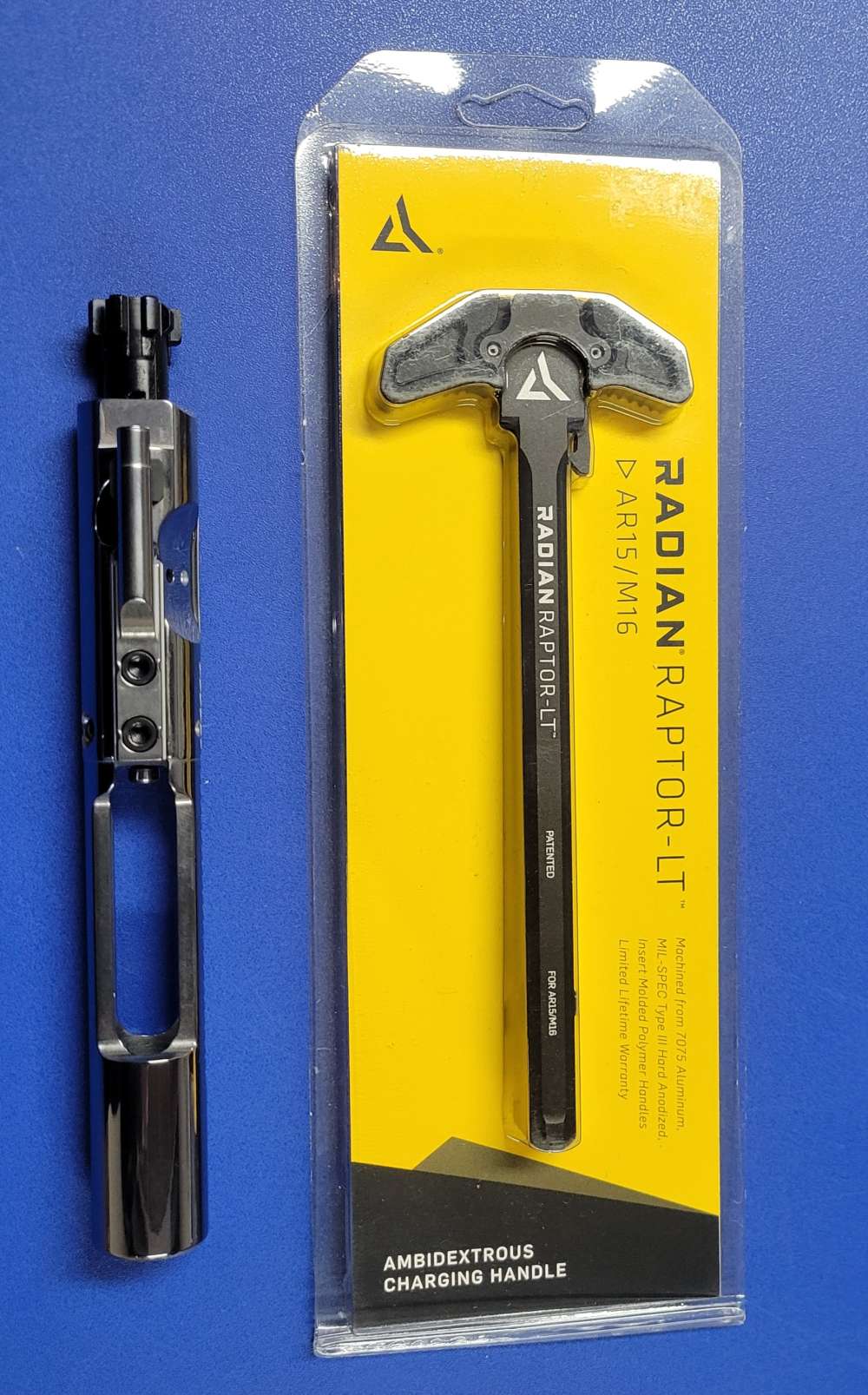 AR15 PVD BCG Bolt Carrier Group 556/223 &  RADIAN RAPTOR LT Charge Handle-img-0
