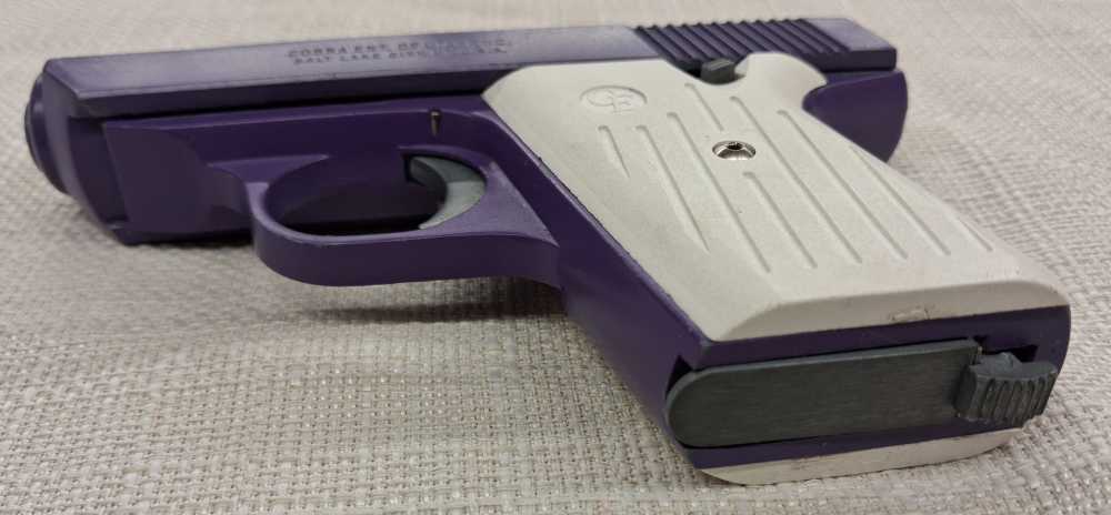 Cobra Enterprises CA-380 3" .380acp 6+1 Purple w Off-white Grips-img-6