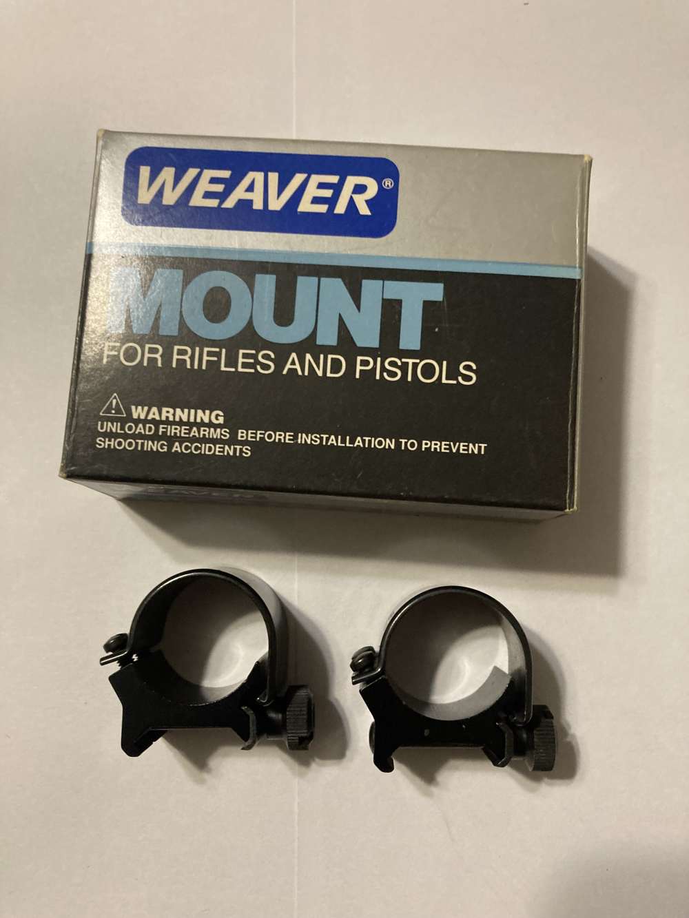 Weaver 1” Detachable Top Mount Rings High Style 49050-img-0