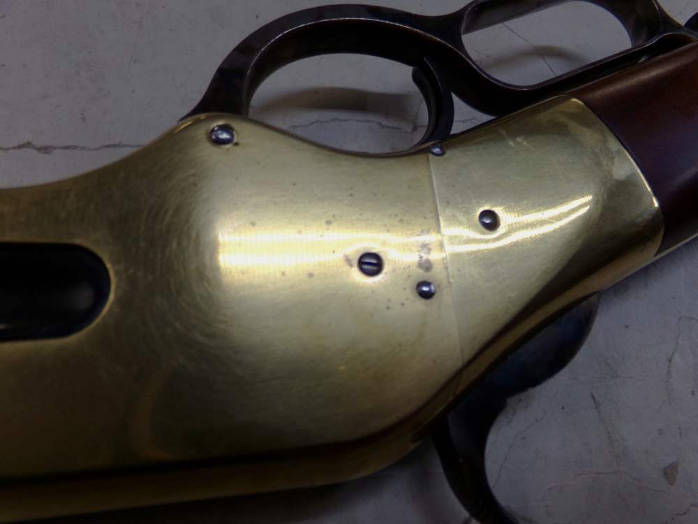 Used Cimarron model 1866 Rifle in 44 Spl. with a 24 inch barrel-img-17