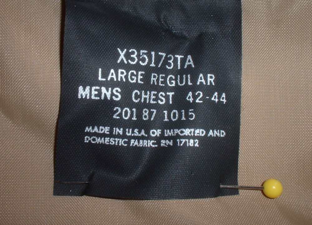 10-X windbreaker Large-Regular made in USA khaki poly-cotton-img-5