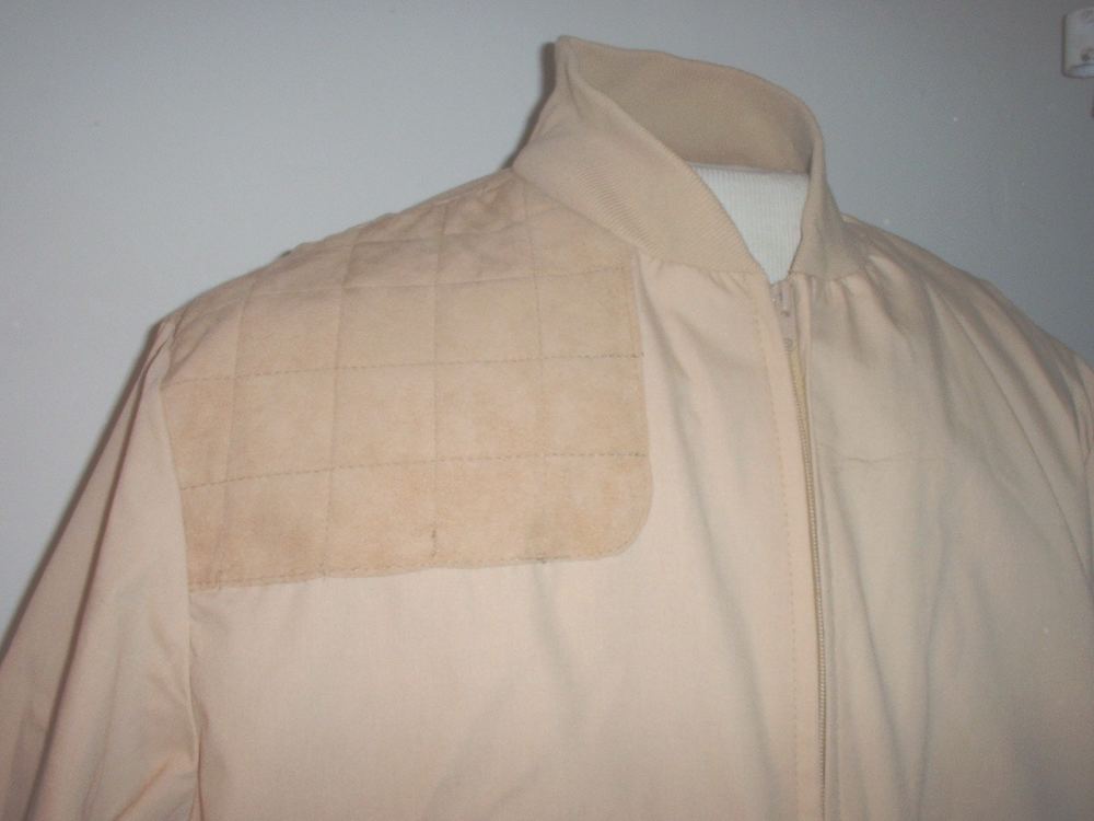 10-X windbreaker Large-Regular made in USA khaki poly-cotton-img-2
