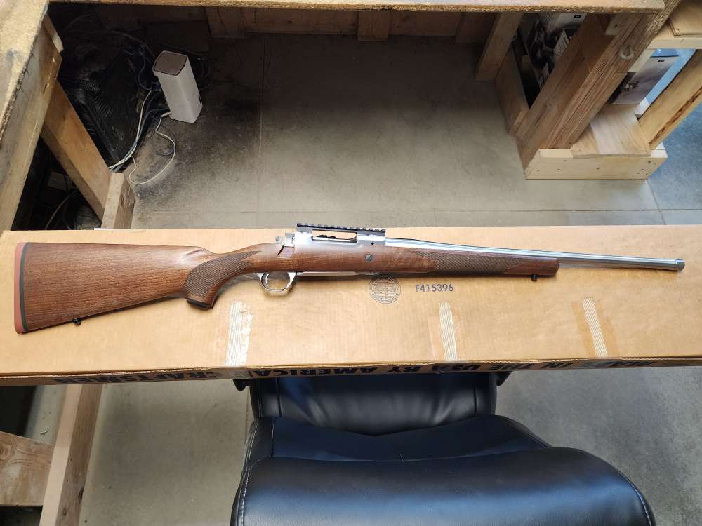 PICS! NEW RUGER HAWKEYE HUNTER 308 WINCHESTER 20 SS THREADED STAINLESS M 77-img-3