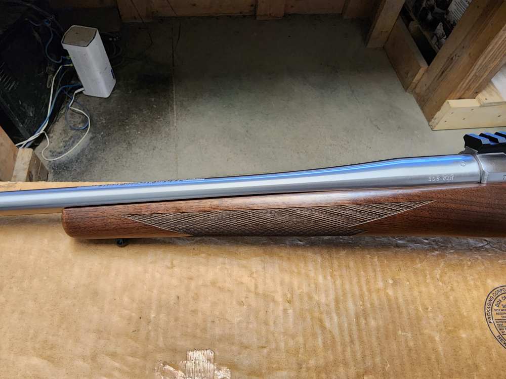 PICS! NEW RUGER HAWKEYE HUNTER 308 WINCHESTER 20 SS THREADED STAINLESS M 77-img-19