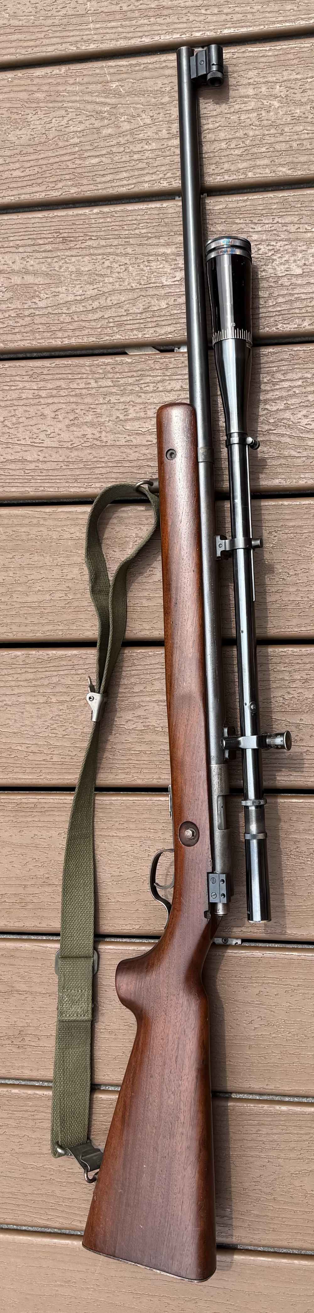Nice  Winchester model 75 rifle 20 power Lyman super targetspot scope .22-img-3