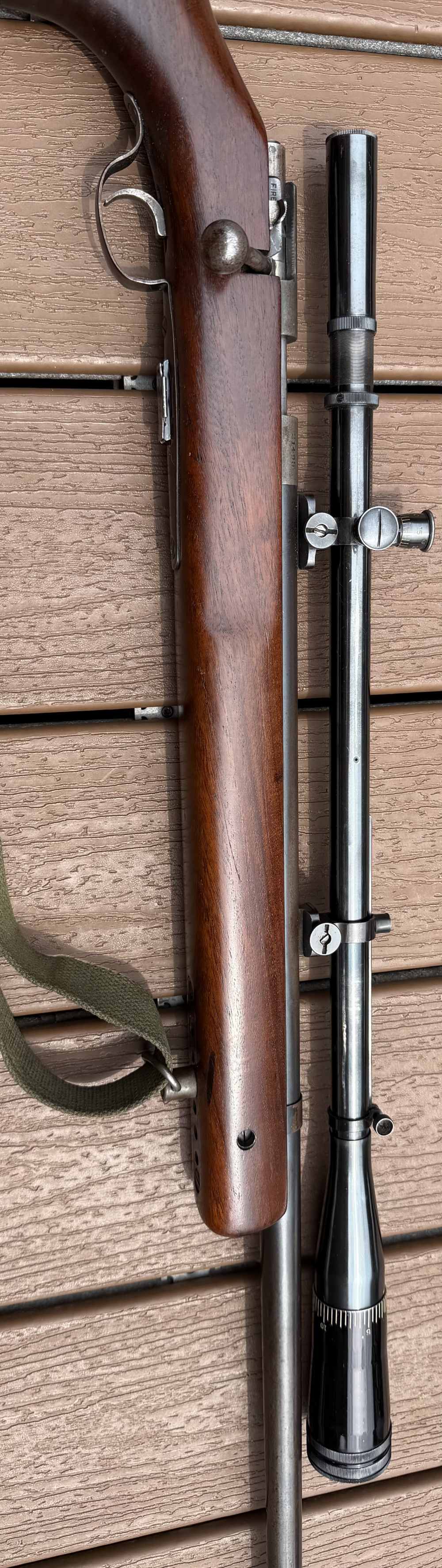 Nice  Winchester model 75 rifle 20 power Lyman super targetspot scope .22-img-1