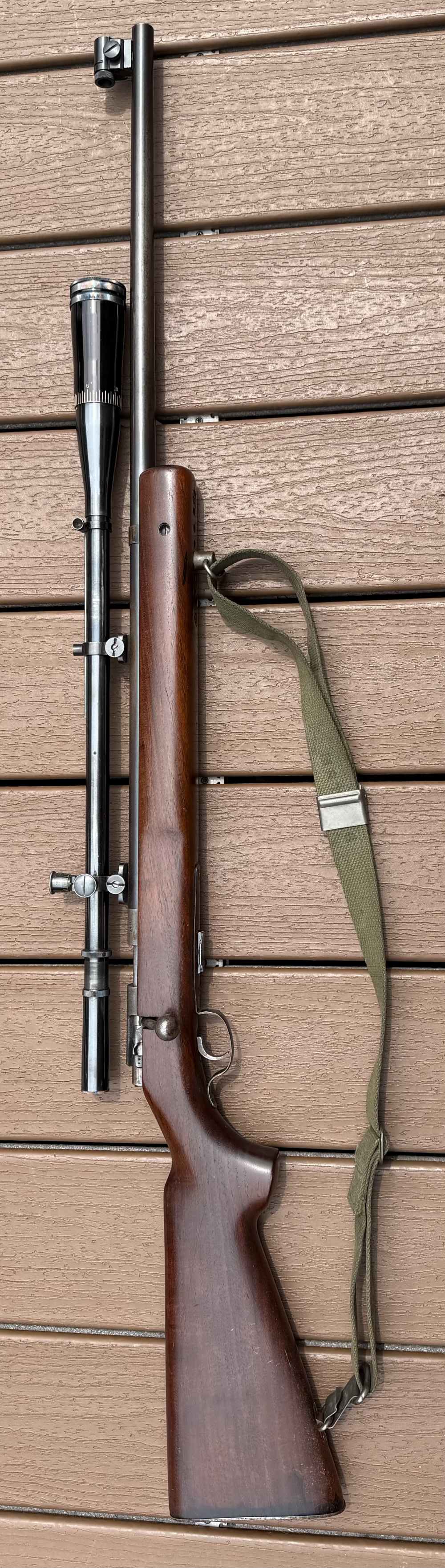 Nice  Winchester model 75 rifle 20 power Lyman super targetspot scope .22-img-0