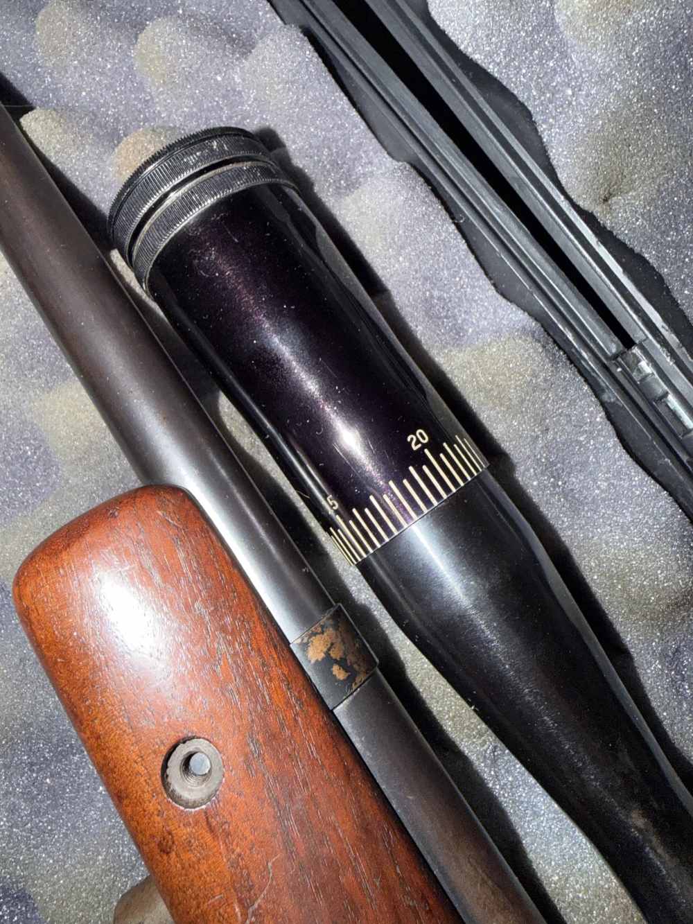 Nice  Winchester model 75 rifle 20 power Lyman super targetspot scope .22-img-17