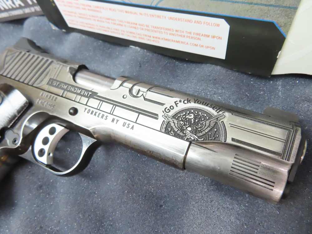 Kimber Custom 1911 .45 ACP – Limited Edition Elon Musk “First Amend 1/25  -img-25