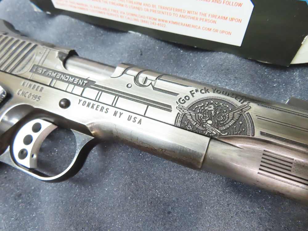 Kimber Custom 1911 .45 ACP – Limited Edition Elon Musk “First Amend 1/25  -img-24