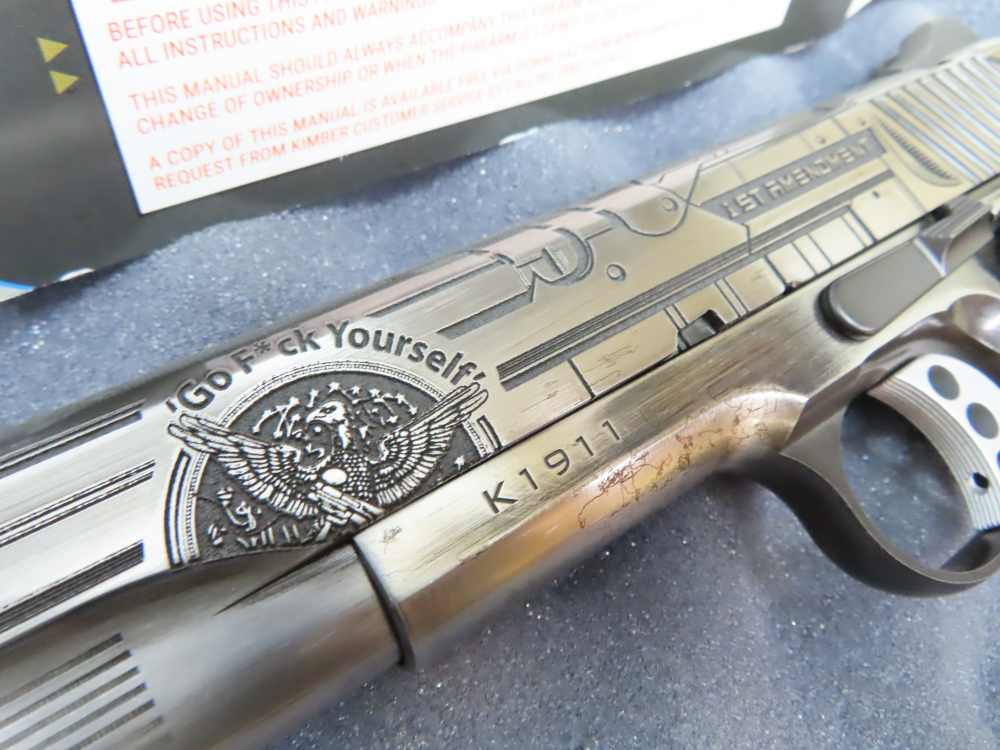 Kimber Custom 1911 .45 ACP – Limited Edition Elon Musk “First Amend 1/25  -img-10