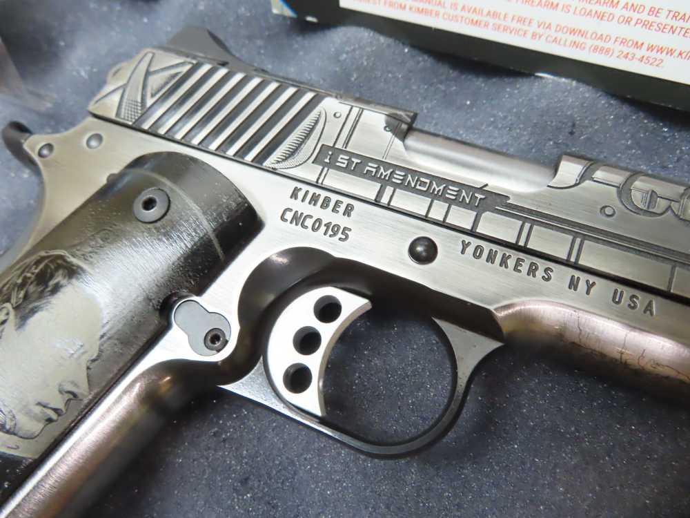 Kimber Custom 1911 .45 ACP – Limited Edition Elon Musk “First Amend 1/25  -img-22