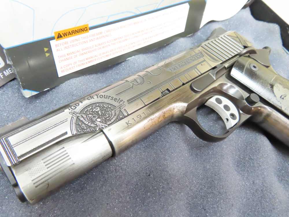 Kimber Custom 1911 .45 ACP – Limited Edition Elon Musk “First Amend 1/25  -img-8