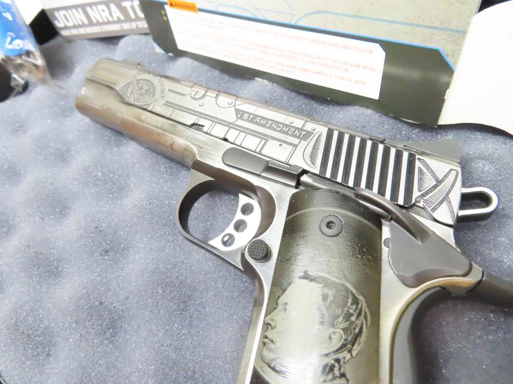Kimber Custom 1911 .45 ACP – Limited Edition Elon Musk “First Amend 1/25  -img-7