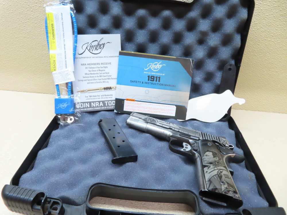 Kimber Custom 1911 .45 ACP – Limited Edition Elon Musk “First Amend 1/25  -img-43