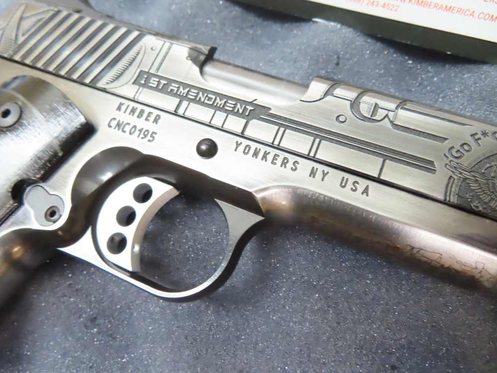 Kimber Custom 1911 .45 ACP – Limited Edition Elon Musk “First Amend 1/25  -img-23